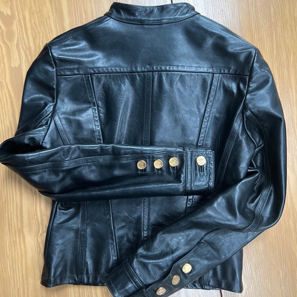 Fabulous Leather Biker Jacket! - Picture 2 of 3